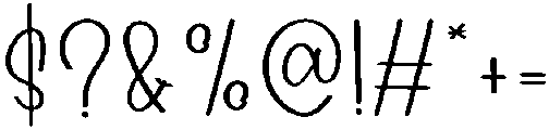 BRILLIANT Regular otf (400) Font OTHER CHARS