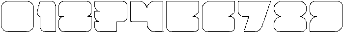 BROWN FOX-Hollow otf (400) Font OTHER CHARS