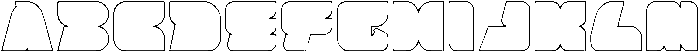 BROWN FOX-Hollow otf (400) Font UPPERCASE