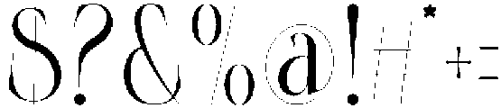 BROWN Regular otf (400) Font OTHER CHARS