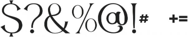 BROWN SUNFLOWER SERIF otf (400) Font OTHER CHARS