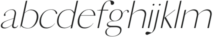 BROWNI Italic otf (400) Font LOWERCASE