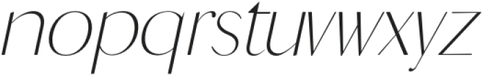 BROWNI Italic otf (400) Font LOWERCASE