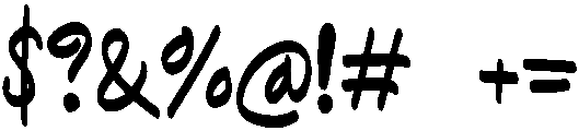 BROWNIE Regular otf (400) Font OTHER CHARS