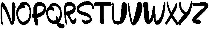 BROWNIE Regular otf (400) Font UPPERCASE