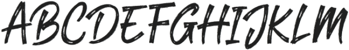 BRUSHELD Regular otf (400) Font UPPERCASE