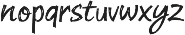 BRUSHELD Regular otf (400) Font LOWERCASE