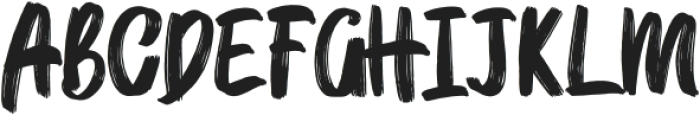 BRUSHMOSH! ttf (400) Font UPPERCASE