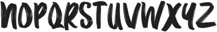 BRUSHMOSH! ttf (400) Font UPPERCASE