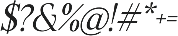 Brabust Magazine Italic otf (400) Font OTHER CHARS