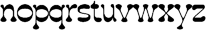 Brack otf (400) Font LOWERCASE