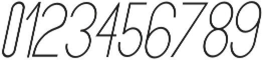 Bracken Regular Italic otf (400) Font OTHER CHARS