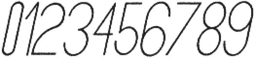 Bracken Rough Italic otf (400) Font OTHER CHARS