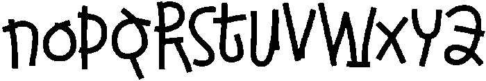 Brackoz Light otf (300) Font LOWERCASE