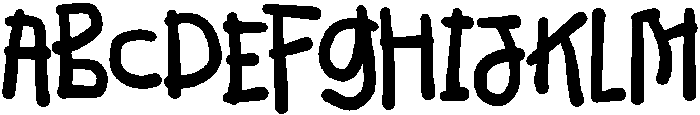 Brackoz Round otf (400) Font UPPERCASE