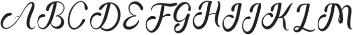 Bradeat-Regular otf (400) Font UPPERCASE