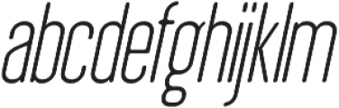 Braden Rough Light Italic otf (300) Font LOWERCASE