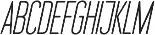 Braden Soft Light Italic otf (300) Font UPPERCASE