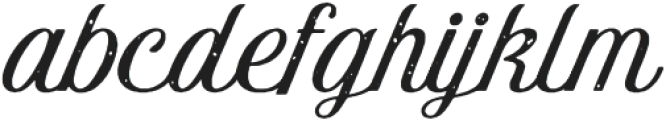 Bradford Script Aged otf (400) Font LOWERCASE