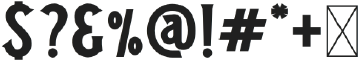 Bradford Serif Bold Serif otf (700) Font OTHER CHARS