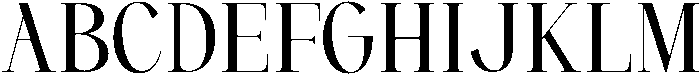 Bradley otf (400) Font UPPERCASE