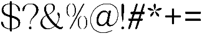 Brado Quena Light otf (300) Font OTHER CHARS