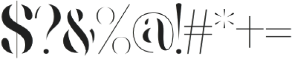 Brado-Regular otf (400) Font OTHER CHARS