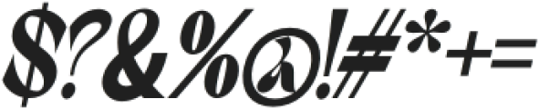 Brafteng Black Italic otf (900) Font OTHER CHARS