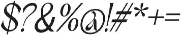 Brafteng Medium Italic otf (500) Font OTHER CHARS