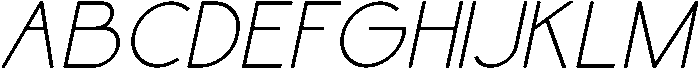 Braga Italic otf (400) Font UPPERCASE