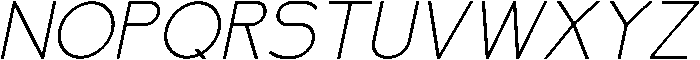 Braga Italic otf (400) Font UPPERCASE