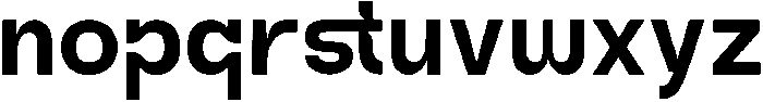 Bragan Regular otf (400) Font LOWERCASE