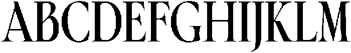 Bragget Regular otf (400) Font UPPERCASE