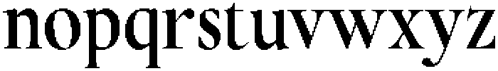 Bragget Regular otf (400) Font LOWERCASE