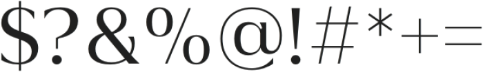 Bragton Regular otf (400) Font OTHER CHARS