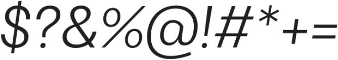 Brahmana Regular Italic otf (400) Font OTHER CHARS