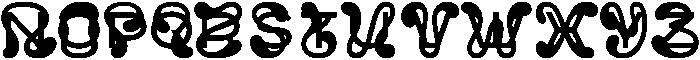 Braid Regular otf (400) Font LOWERCASE