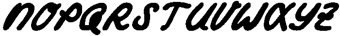 Braided Motel Regular otf (400) Font UPPERCASE