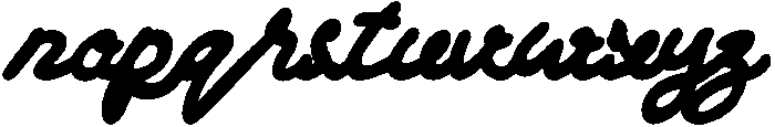 Braided Motel Regular otf (400) Font LOWERCASE