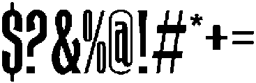 Braintons otf (400) Font OTHER CHARS