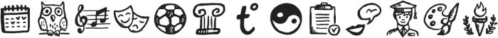 Brainy-Icons-Font ttf (400) Font UPPERCASE