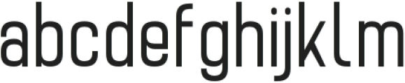 Brainy SemiLight Condensed otf (300) Font LOWERCASE