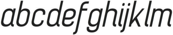 Brainy SemiLight Italic otf (300) Font LOWERCASE