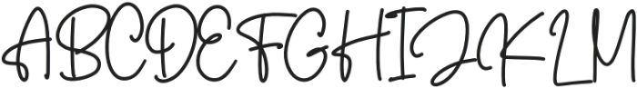 Brainy Signature otf (400) Font UPPERCASE