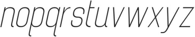Brainy Thin Semi Condensed Italic otf (100) Font LOWERCASE