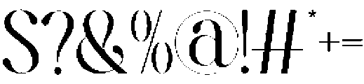 Bralef Regular otf (400) Font OTHER CHARS