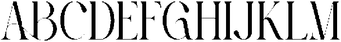 Bralef Regular otf (400) Font UPPERCASE