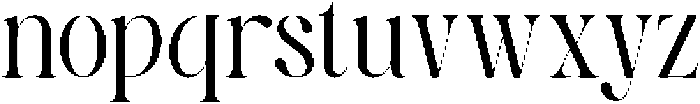 Bralef Regular otf (400) Font LOWERCASE