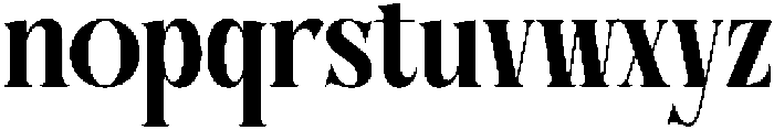 Bralge otf (400) Font LOWERCASE