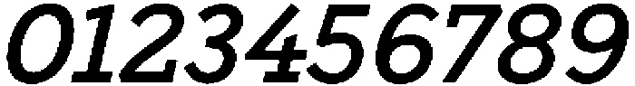 Bramblestone Slab Bold Italic otf (700) Font OTHER CHARS